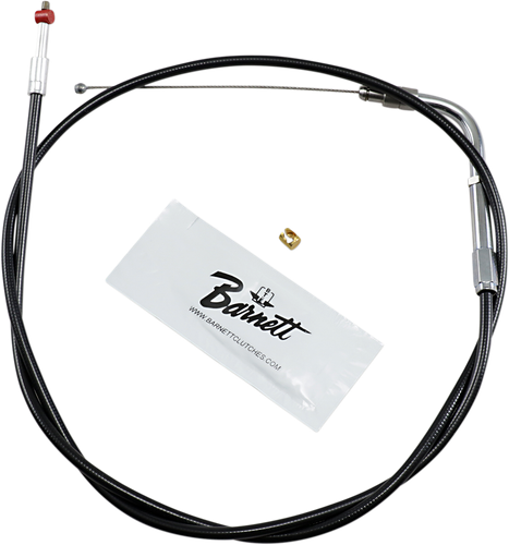 BARNETT Black Vinyl Throttle Cable - +6" Size - 37" Length 101303001206