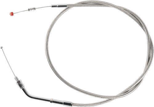 BARNETT Stainless Steel Idle Cable - +6" - '88-'95 Sportster 102304000506