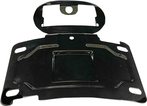 CUSTOM DYNAMICS License Plate Mount/Relocation - Black CD-TLLP-KIT-B