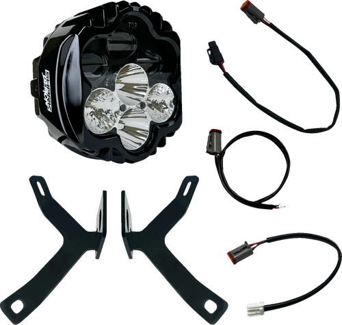 CUSTOM DYNAMICS Headlight - Shark Demon - for Road Warrior Fairing SD2-MSRW-W