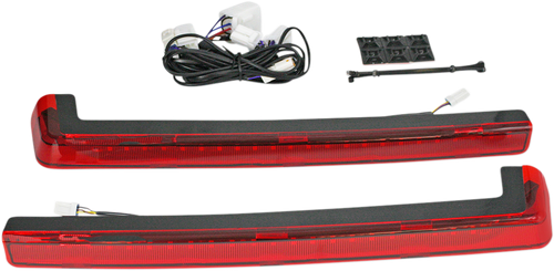 CUSTOM DYNAMICS LED Run/Brake/Turn Tour-Pak® Arms - Red Lens - '06-'13 PB-TP-ARM-TPCR