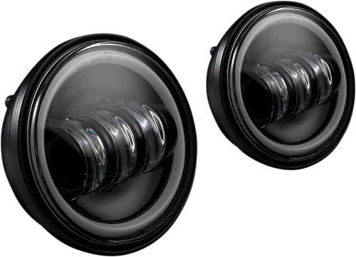 CUSTOM DYNAMICS Passing Lamps - 4-1/2" - Black PG-45-B