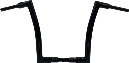 FAT BAGGERS INC. 1-1/2" EZ Install Flat Top Handlebar - 14" - Black 618014-B