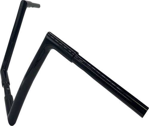 FAT BAGGERS INC. 1-1/4" EZ Install Flat Top Handlebar - 12" - Black 708012-B