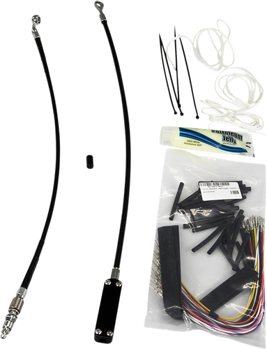 FAT BAGGERS INC. Installation Kit - Cable Clutch - 16" - Black 109116-B