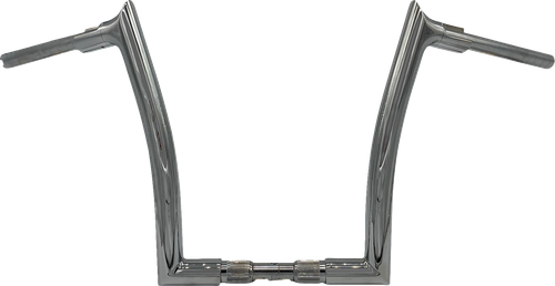 FAT BAGGERS INC. 1-1/2" EZ Install Pointed Top Handlebar - 14" - Chrome 848014