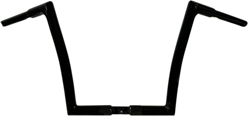 FAT BAGGERS INC. 1-1/4" EZ Install Flat Top Handlebar - 12" - Black 706012-B