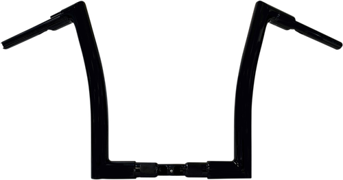 FAT BAGGERS INC. 1-1/4" EZ Install Flat Top Handlebar - 14" - Black 706014-B
