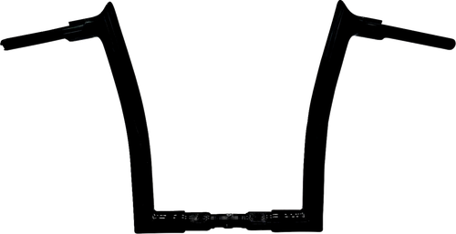 FAT BAGGERS INC. 1-1/2" EZ Install Pointed Top Handlebar - 14" - Black 848014-B