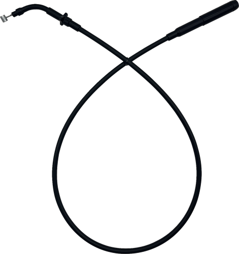 FAT BAGGERS INC. EZ Install Upper Clutch Cable - FLHX/FLTR SE - +2" - Black Vinyl 108002-B
