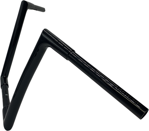 FAT BAGGERS INC. 1-1/4" EZ Install Flat Top Handlebar - 12" - Black 707012-B