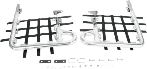 DG PERFORMANCE Fat Series Nerf Bar - Natural/Black - Honda - TRX '99-'14 602-2130