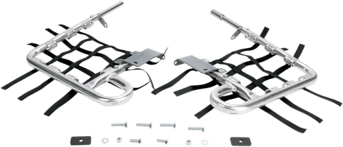 DG PERFORMANCE Nerf Bars - 1-1/4" - Natural/Black - Kawasaki - KSV '04-'09 60-8370