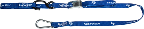 1" Tie Down Soft Tie Blue 2/Pk
