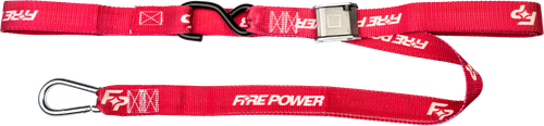 1.5" Tie Down Soft Tie Red 2/Pk