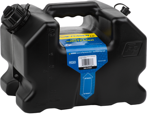 Lcs Stackable Container 2.5 Gal   Black