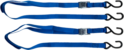 1" X 6' Tie Down Blue 2/Pk