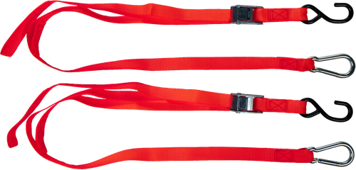 1" X 6' Tie Down Soft Tie Red 2/Pk