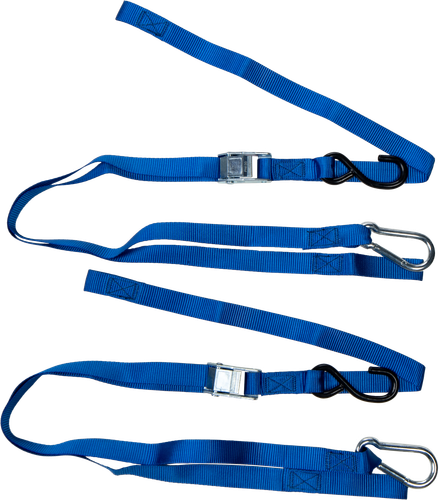 1" X 6' Tie Down Soft Tie Blue 2/Pk