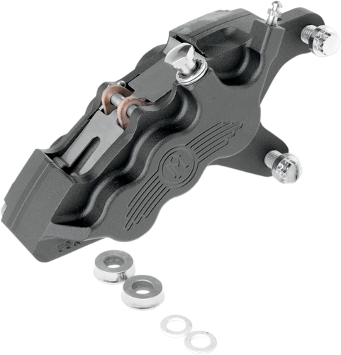 PERFORMANCE MACHINE (PM) 6 Piston Caliper - 11.5" - Right - Black Ops 0051-2916-SMB