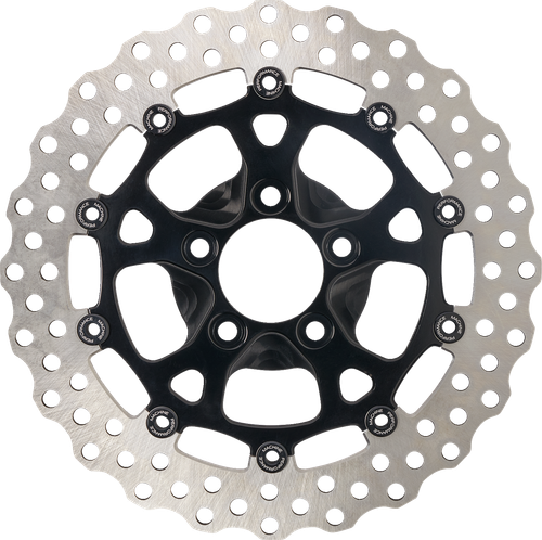 PERFORMANCE MACHINE (PM) Disc Carr Dominator - 320 mm - Front - Black Anodized 0133-2606S-B