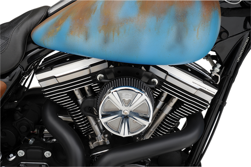 PERFORMANCE MACHINE (PM) Rocker Box Cover - Scalloped - Contrast Cut - Twin Cam 0177-2021-BM