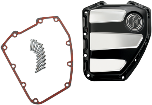 PERFORMANCE MACHINE (PM) Cam Cover - Scalloped - Platinum Cut - Twin Cam 0177-2020-BMP