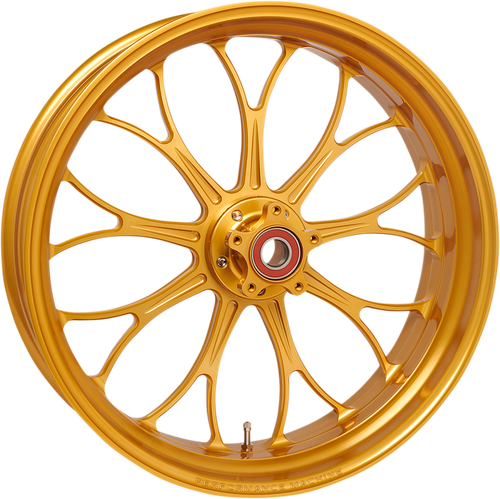 PERFORMANCE MACHINE (PM) Wheel - Revolution - Rear - Single Disc/with ABS - Gold Ops™ - 18x5.5 1269-7814R-RVNAP-G