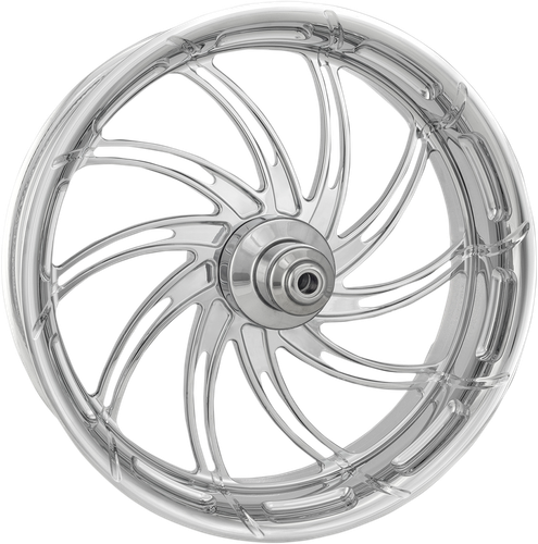 PERFORMANCE MACHINE (PM) Wheel - Supra - Front - Dual Disc/with ABS - Chrome - 21x3.5 - '08+ FL 1204-7106R-SUPAJ-CH