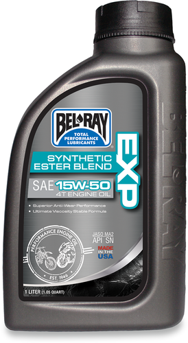BEL-RAY EXP Synthetic Ester Blend 4T Engine Oil - 15W-50 - 1L 99130-B1LW
