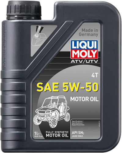 LIQUI MOLY ATV/UTV 4T Engine Oil - 5W-50 - 1 liter 20212