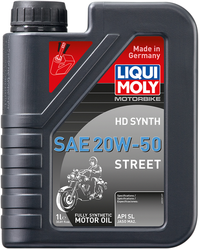 LIQUI MOLY H-D® Synthetic 4T Street Oil - 20W-50 - 1 Liter 20100