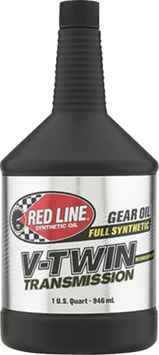 RED LINE SYNTHETIC OIL V-Twin Transmission Oil with Shockproof - 1 US quart 42804