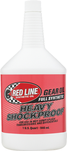 RED LINE SYNTHETIC OIL Heavy Shockproof Gear Oil - 1 quart 58204