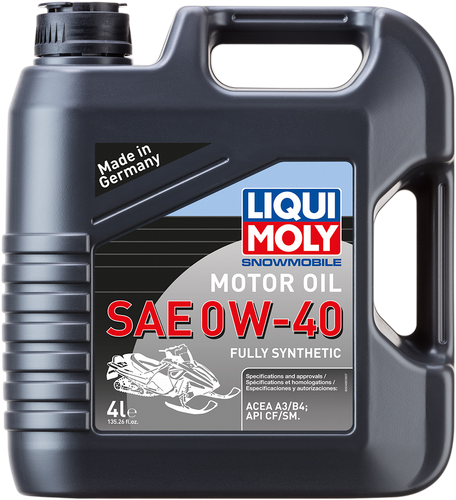 LIQUI MOLY Snowmobile Synthetic Oil - 0W-40 - 4 Liter 20150