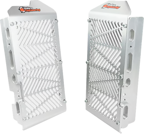 MOOSE OFFROAD Radiator Guards - Silver - Sherco 12-9025