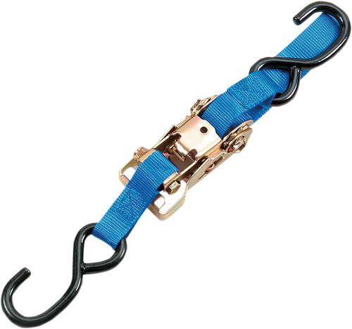 PARTS UNLIMITED Tie-Down Strap - Ratchet - 1" x 6' - Blue 131023