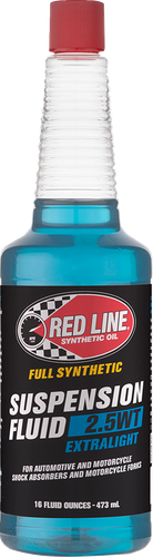 RED LINE SYNTHETIC OIL Extralight Suspension Fluid - 2.5wt - 16 US fl oz. 91112