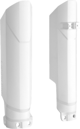 POLISPORT Fork Guard Cover - White - Gas Gas/Husqvarna/KTM/Sherco/Stark 8399300002