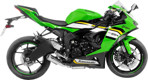 LEOVINCE LV Corsa S Slip-On Muffler - Titanium - Kawasaki ZX-6R 15413STU