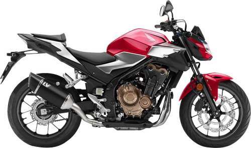 LEOVINCE LV-14 R Slip-On Muffler - Black - CB/CBR 500 F/R/X 15634BU