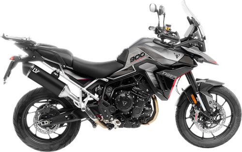 LEOVINCE LV-14 Slip-On Muffler - Black Edition - Tiger 900 15629BU