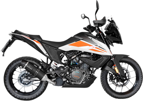 LEOVINCE LV One Evo Slip-On Muffler - Black - 390 Adventure 14346EBU