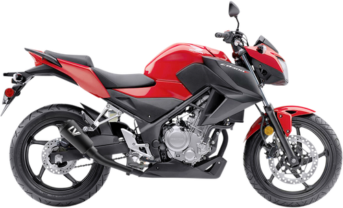 LEOVINCE LV-10 Slip-On Muffler - Black Stainless Steel - CBR300 15211FBU