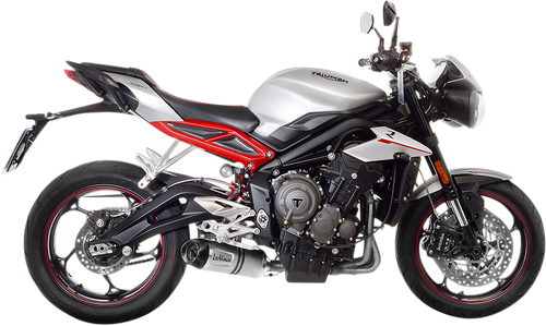 LEOVINCE LV One Evo Slip-On Muffler - Stainless Steel - Street Triple 765 14288EU