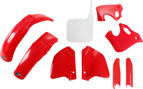 UFO Body Kit - '93-'94 OEM Red/White - Honda - CR '92-'94 HOKIT096F@999
