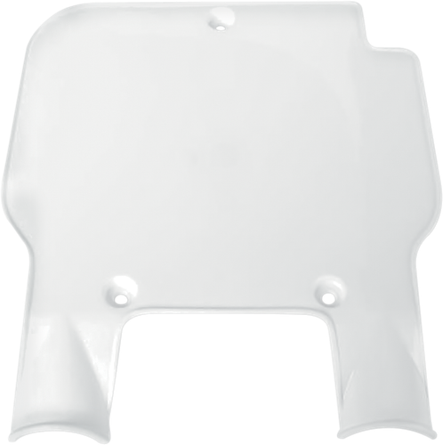 UFO Front Number Plate - White - Kawasaki - KX '89-'95 KA02720#047