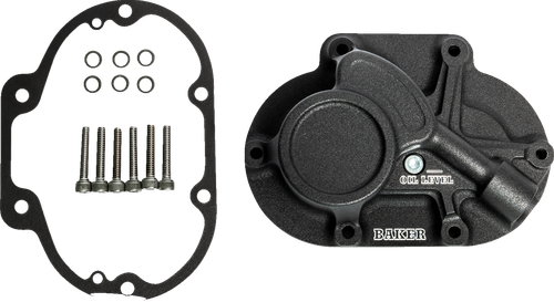 BAKER DRIVETRAIN Transmission Side Cover Assembly - Function-Formed™/Cable Type - Wrinkle Black BD-10603-A