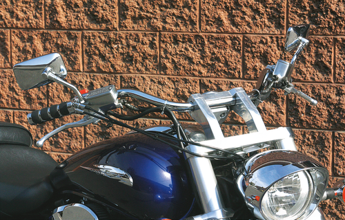 BARON 1" X-Bar Handlebar - Chrome BA-7360-00