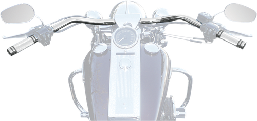 BARON 1-1/4" Big Johnson FL Handlebar - Chrome BA-7300-02